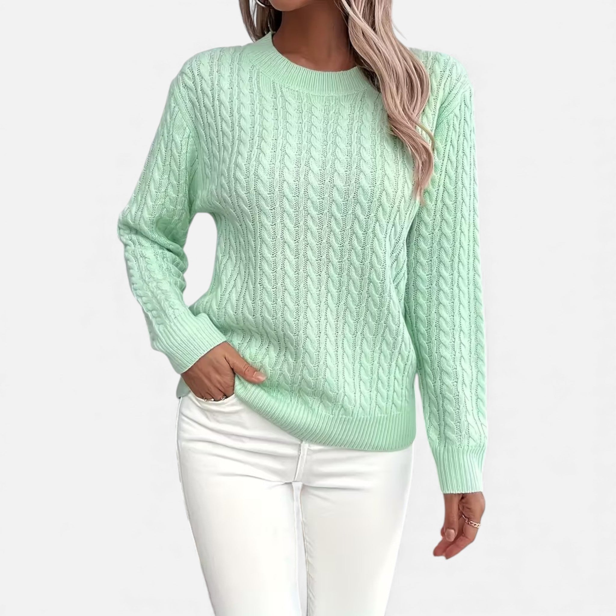 Cariova Mode | Women’s Cashmere-Soft Ribbed Sweater