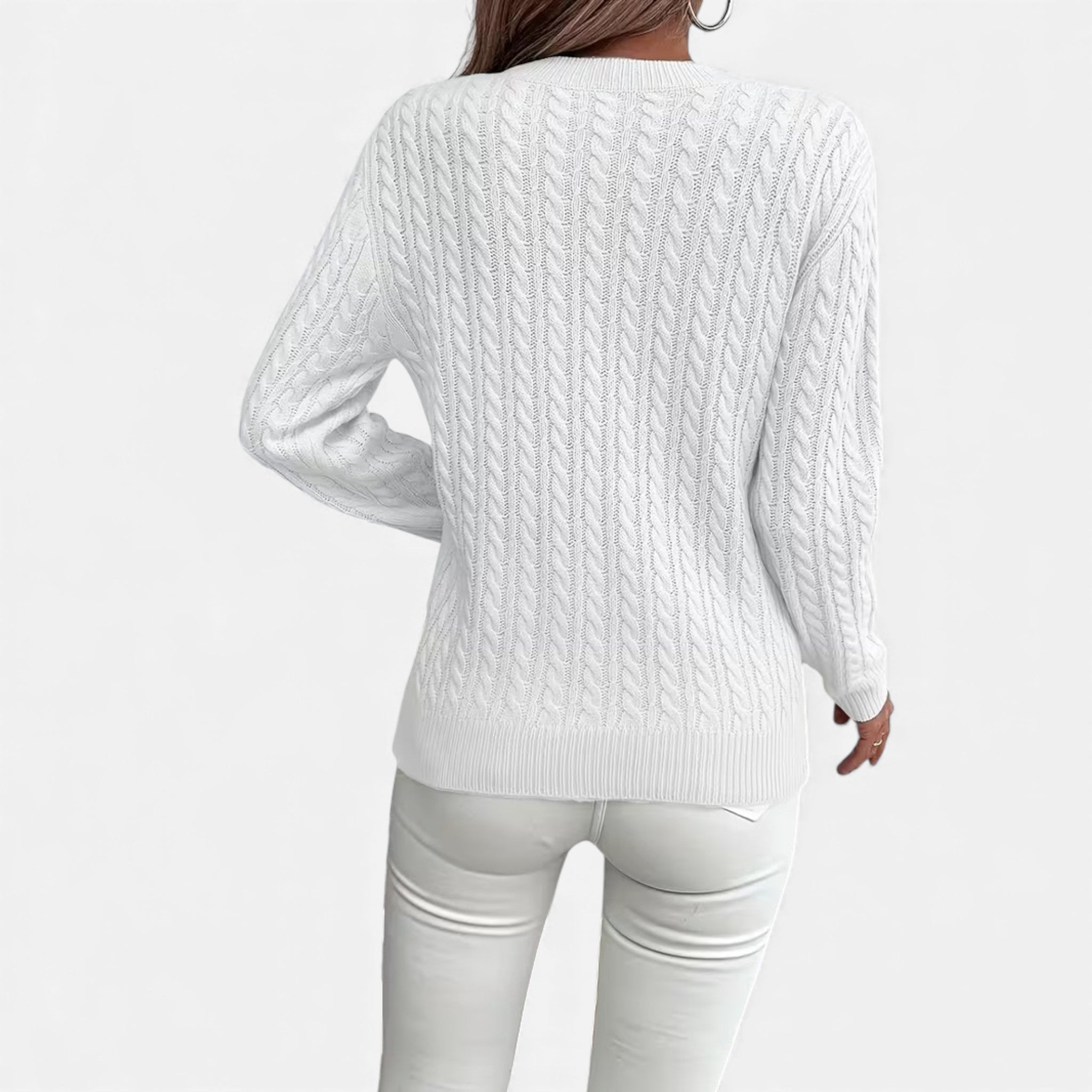 Cariova Mode | Women’s Cashmere-Soft Ribbed Sweater