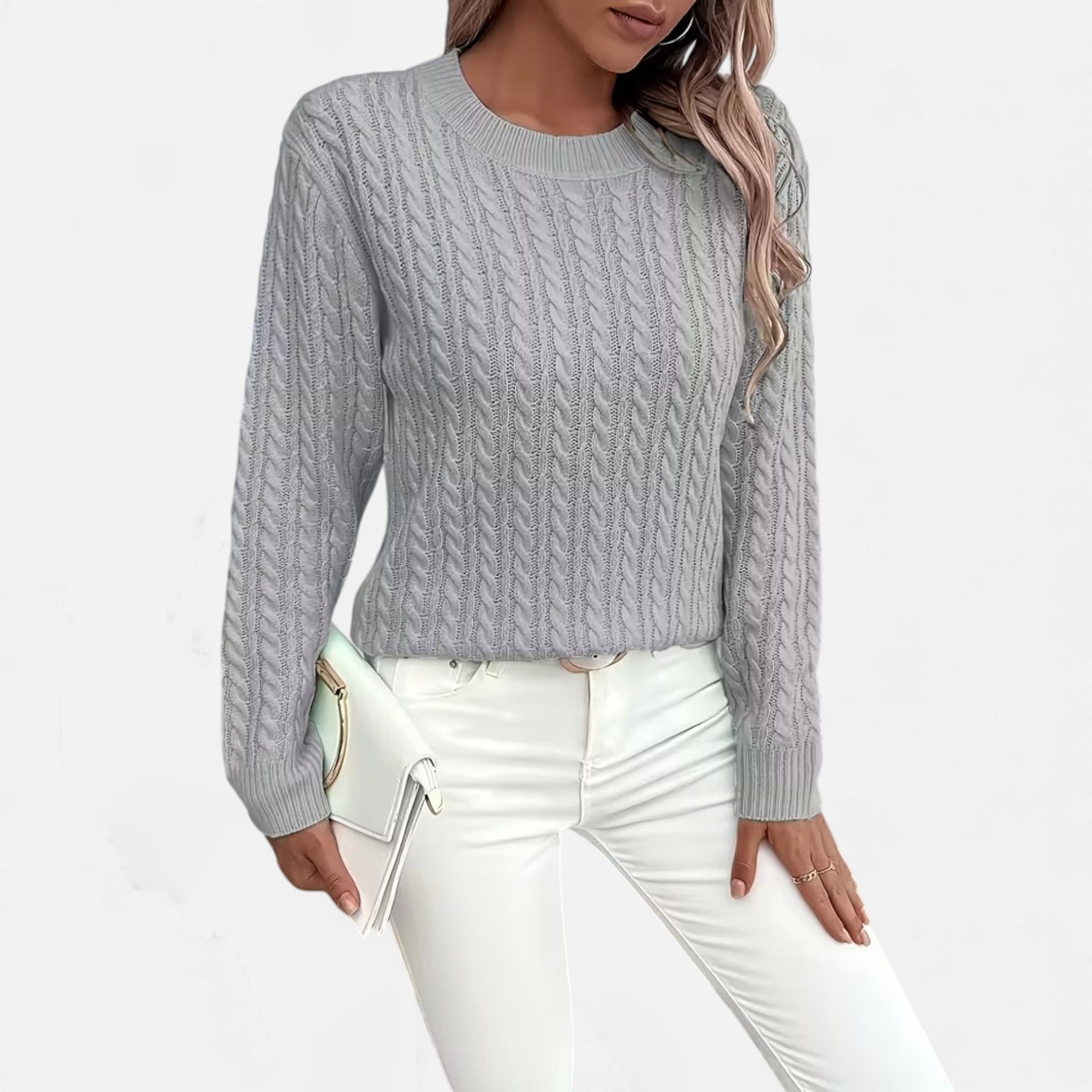 Cariova Mode | Women’s Cashmere-Soft Ribbed Sweater