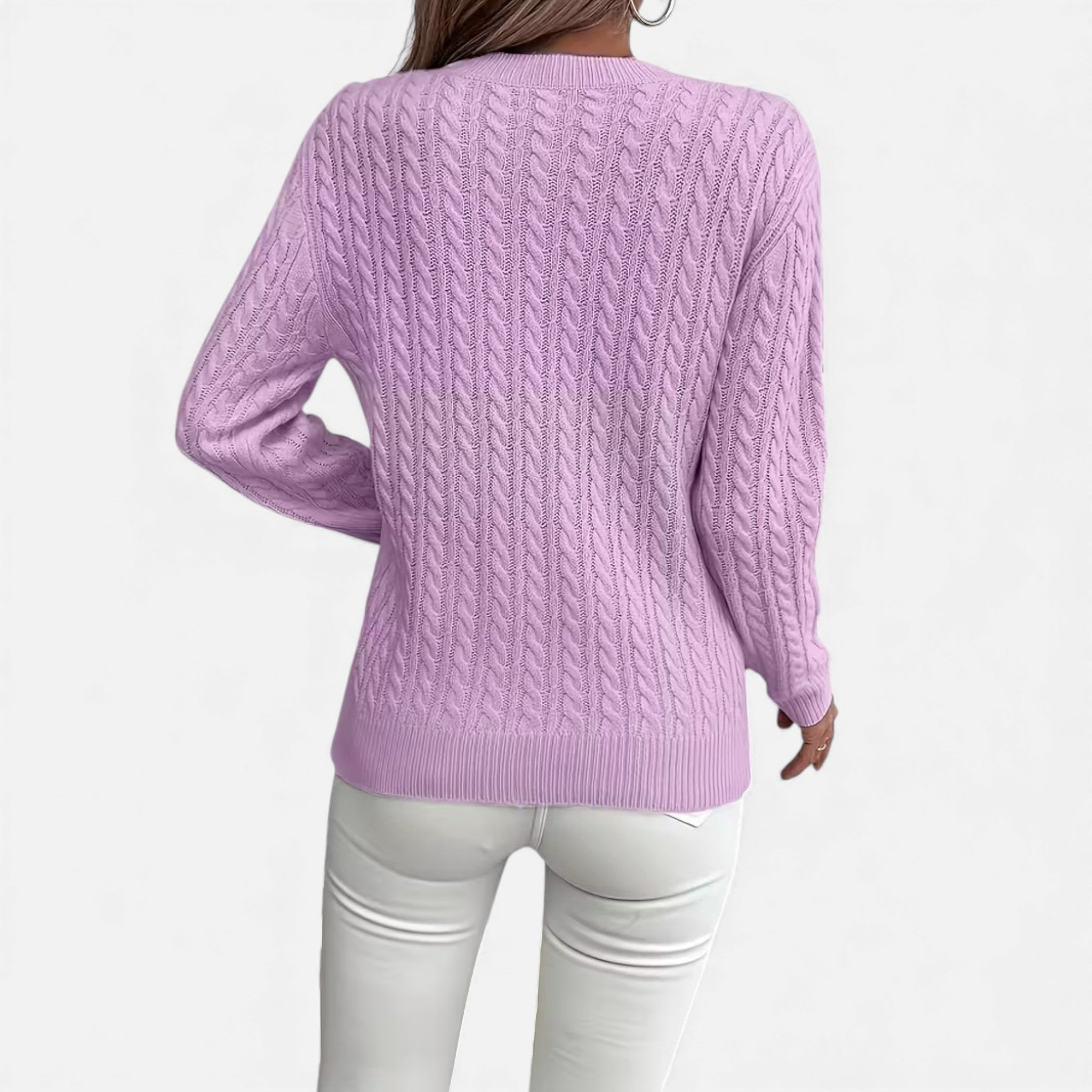 Cariova Mode | Women’s Cashmere-Soft Ribbed Sweater