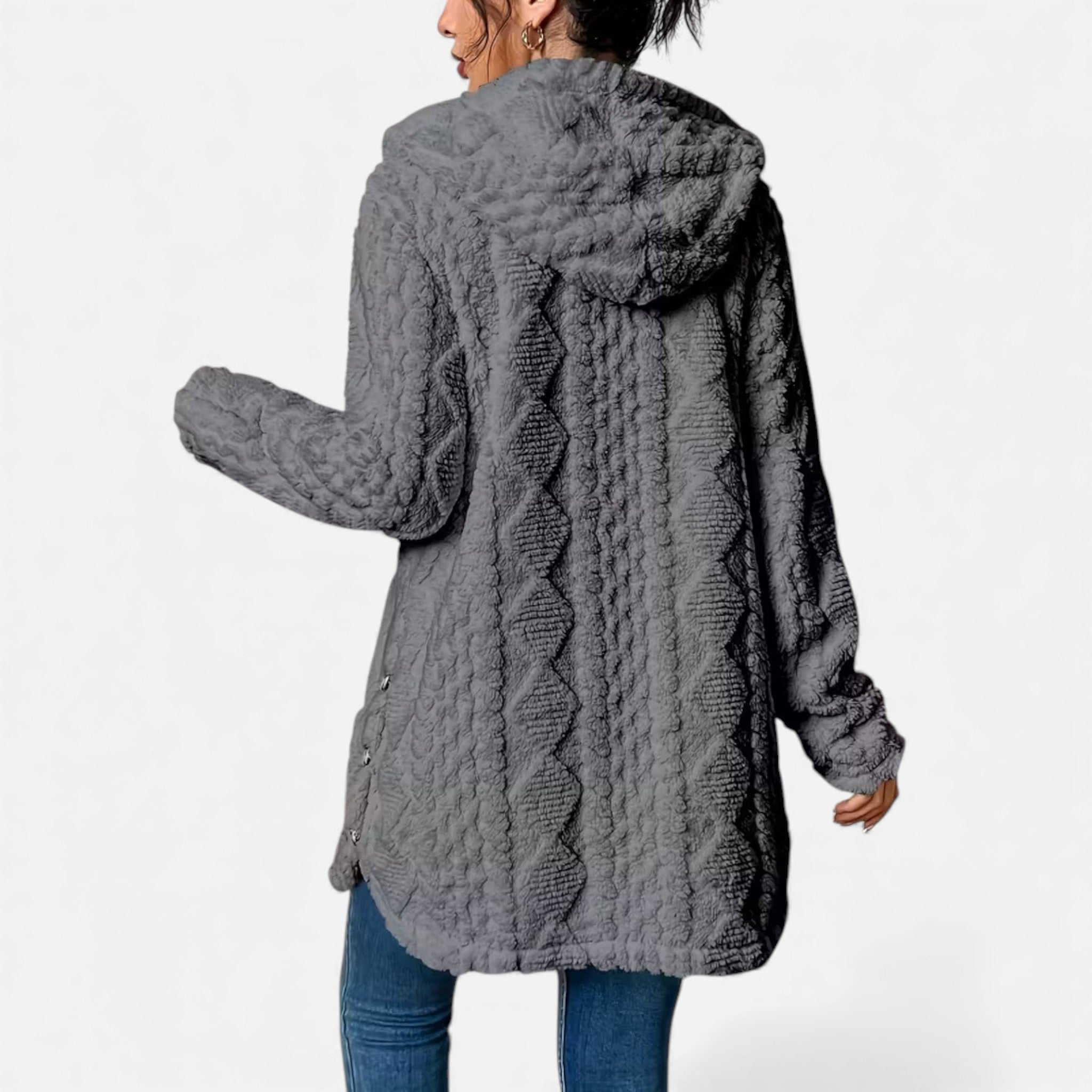Cariova Mode | Women’s Heritage Jacquard Hooded Coat