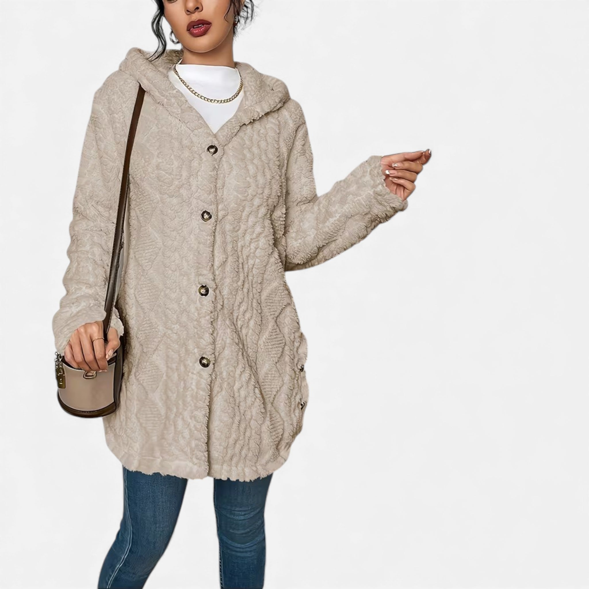 Cariova Mode | Women’s Heritage Jacquard Hooded Coat