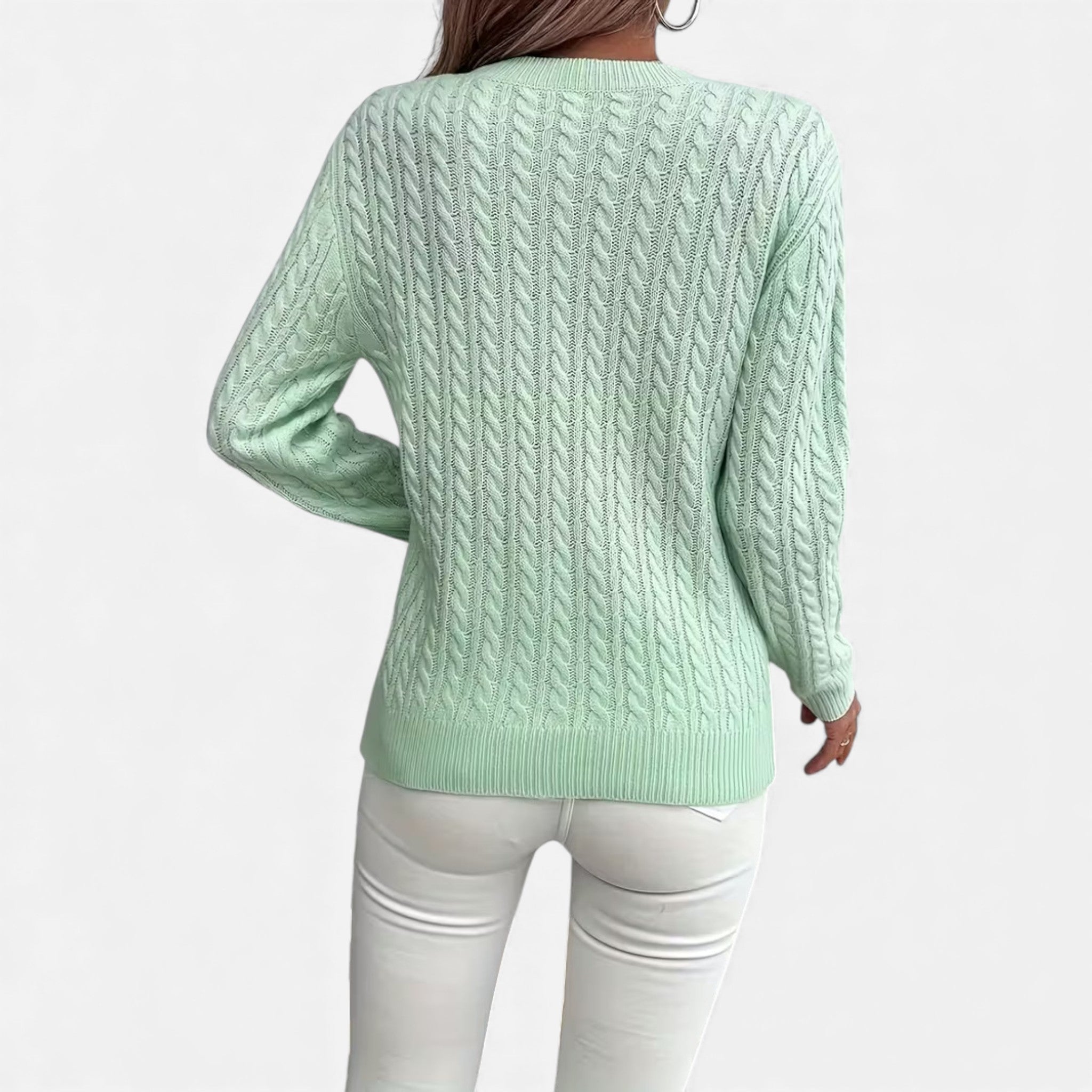 Cariova Mode | Women’s Cashmere-Soft Ribbed Sweater
