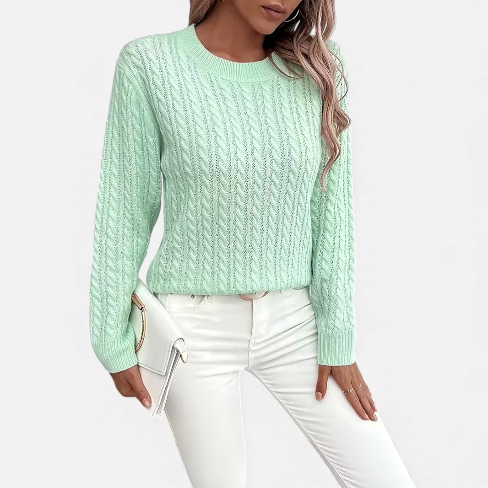 Cariova Mode | Women’s Cashmere-Soft Ribbed Sweater
