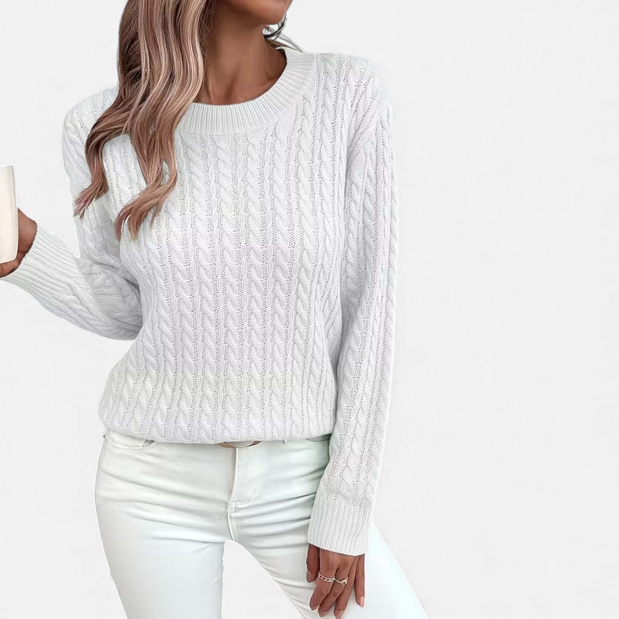 Cariova Mode | Women’s Cashmere-Soft Ribbed Sweater