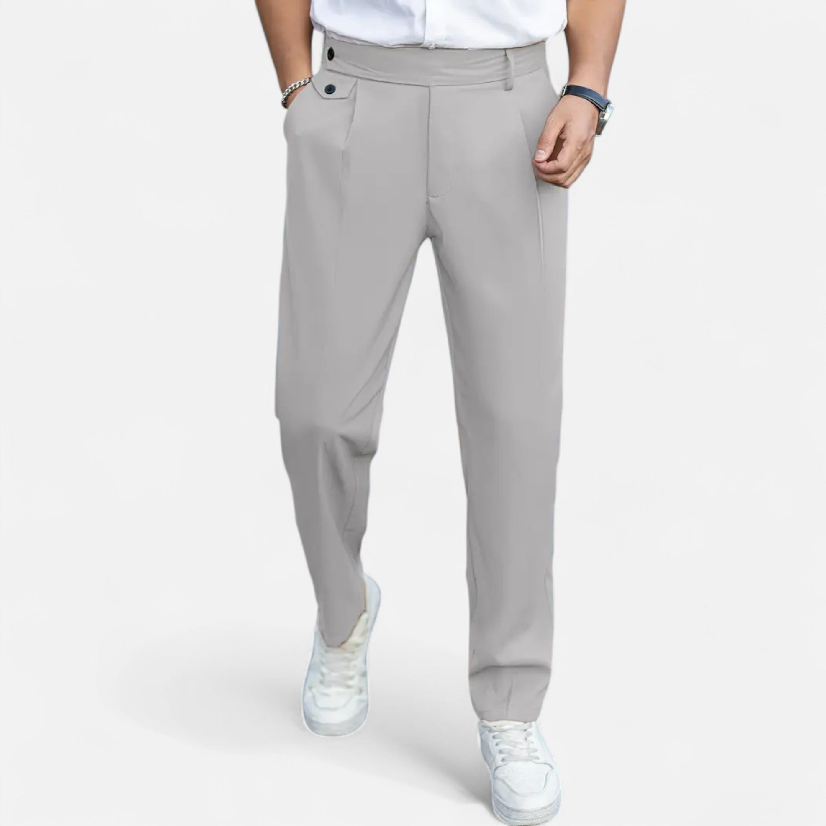 Cariova Mode | Men’s Vintage Dress Trousers – Timeless Loose Fit