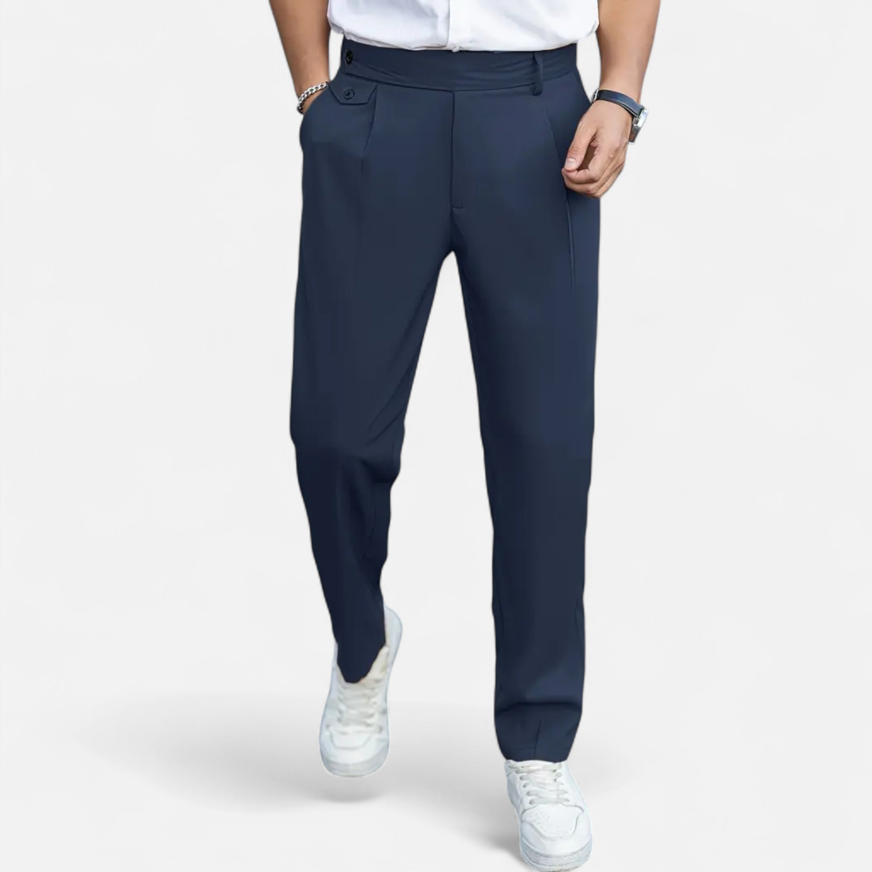 Cariova Mode | Men’s Vintage Dress Trousers – Timeless Loose Fit