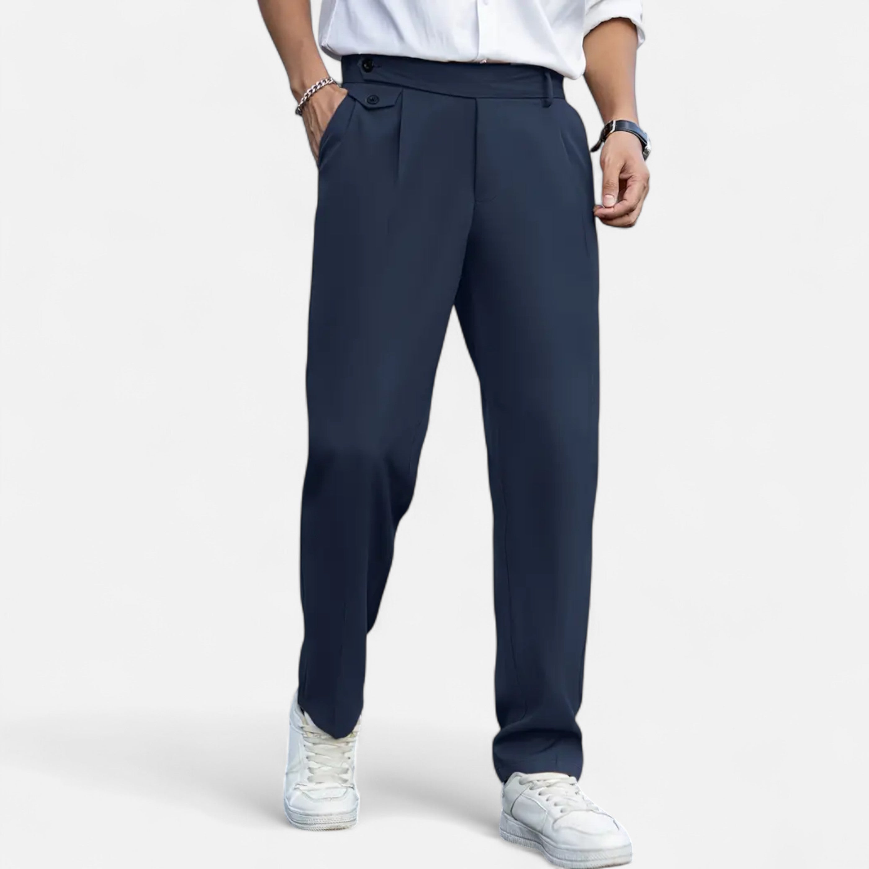Cariova Mode | Men’s Vintage Dress Trousers – Timeless Loose Fit
