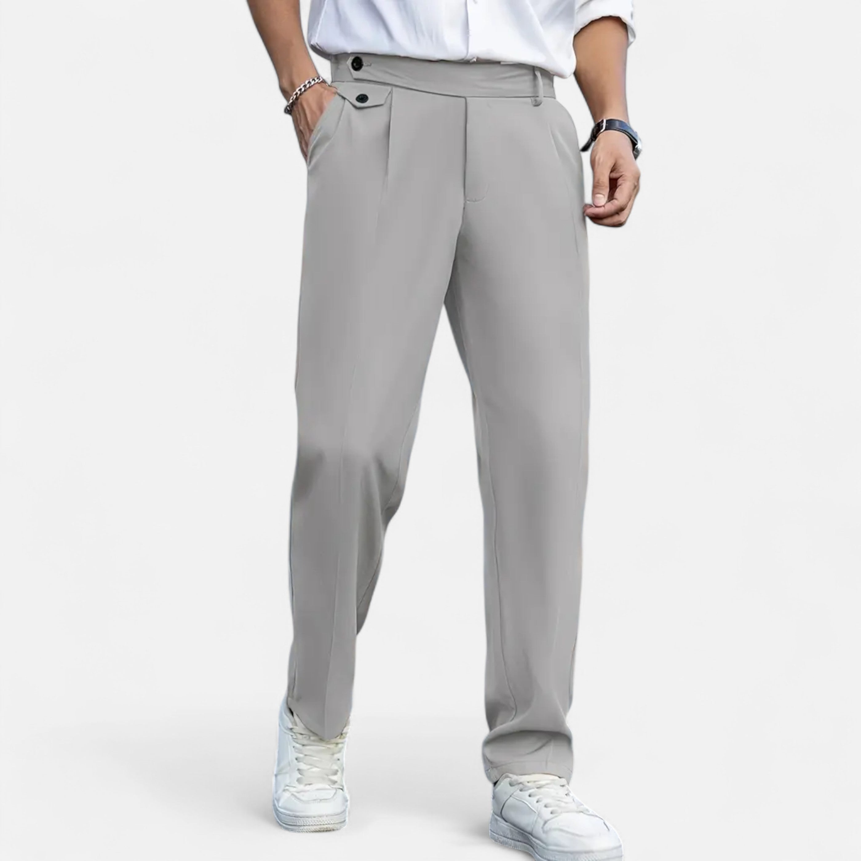 Cariova Mode | Men’s Vintage Dress Trousers – Timeless Loose Fit