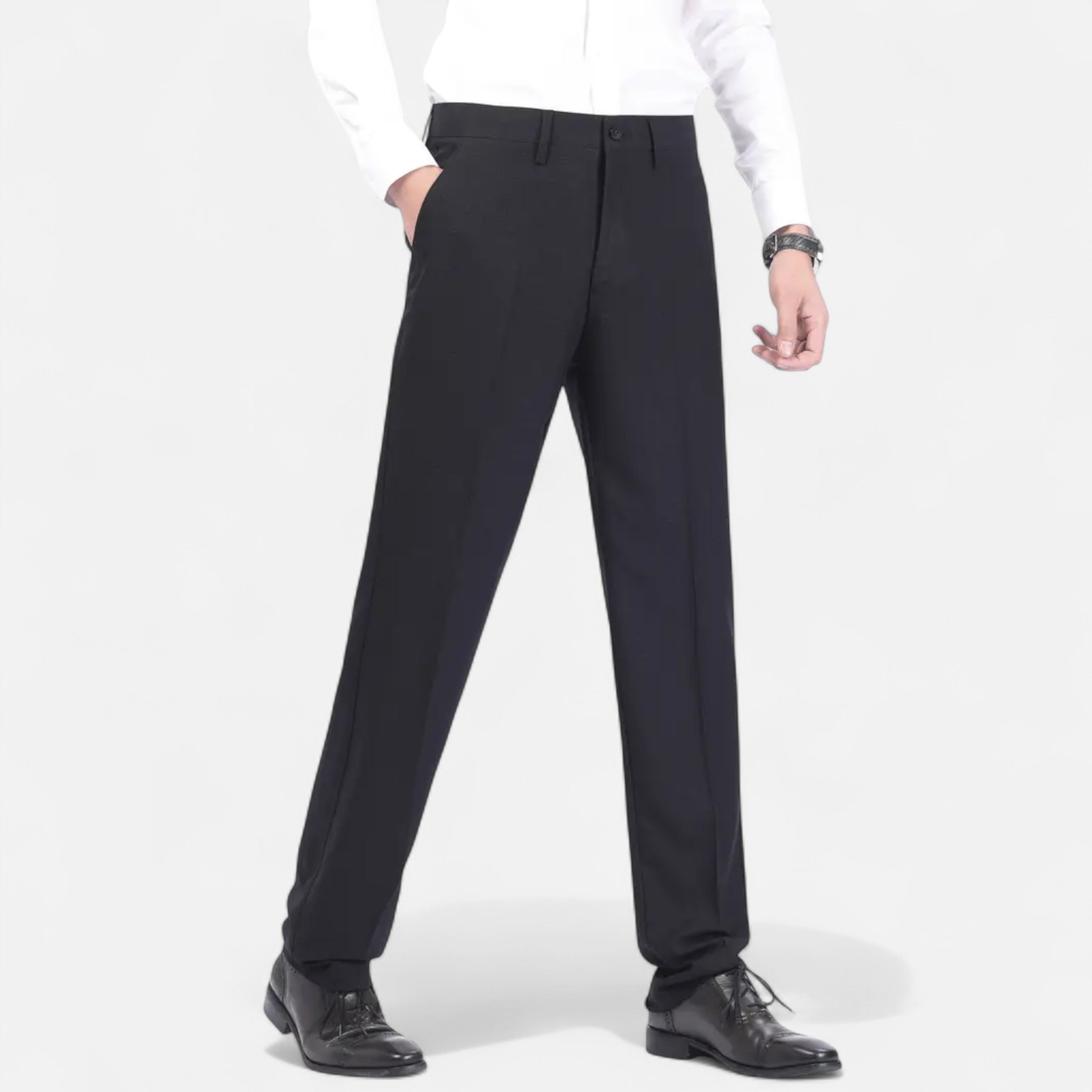 Cariova Mode | Men’s Classic Dress Trousers – Old Money Elegance
