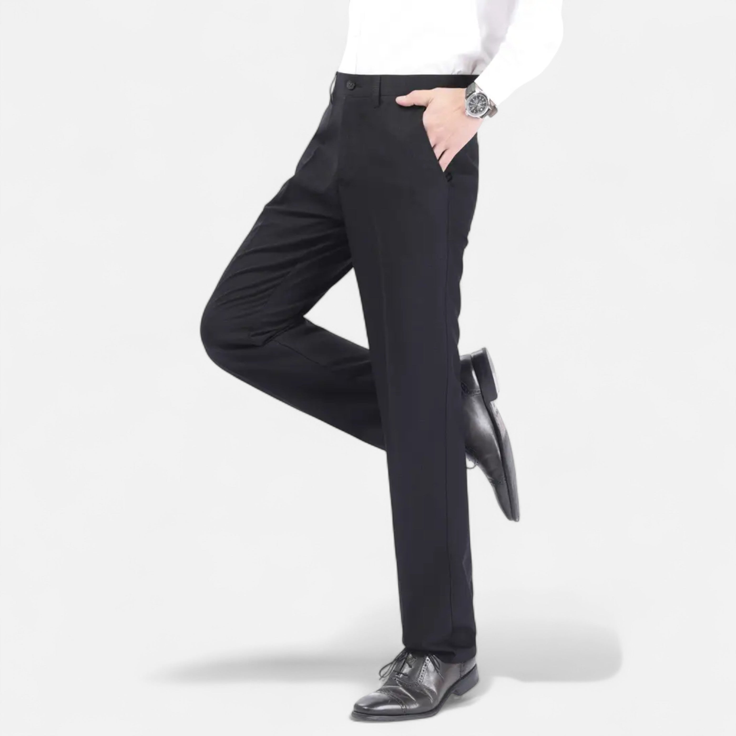Cariova Mode | Men’s Classic Dress Trousers – Old Money Elegance