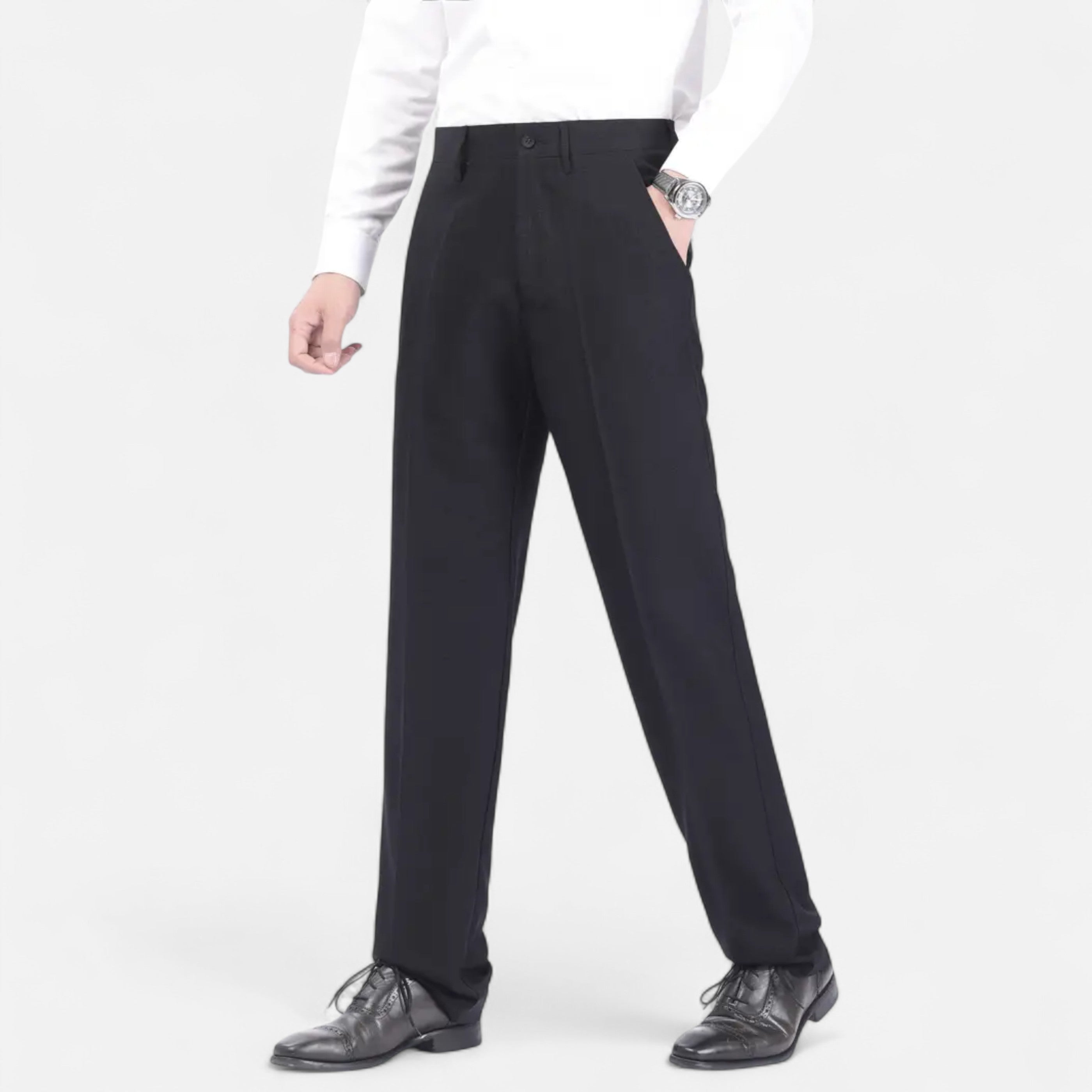 Cariova Mode | Men’s Classic Dress Trousers – Old Money Elegance