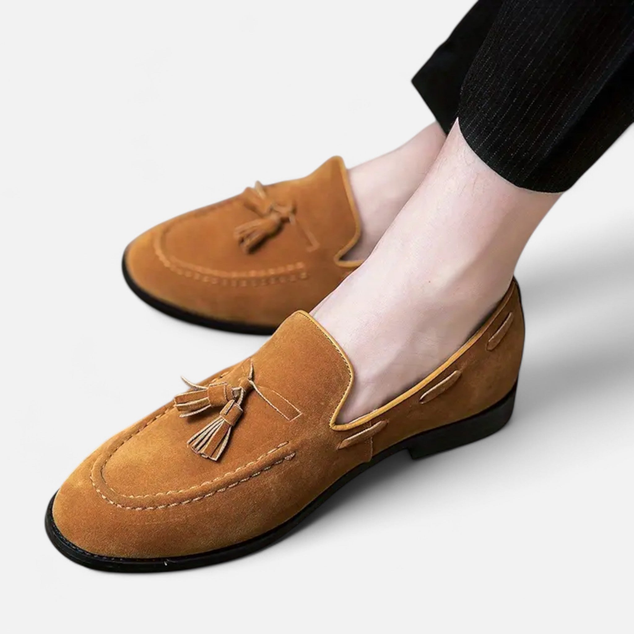 Cariova Mode | Men’s Classic Tassel Loafers – English Heritage