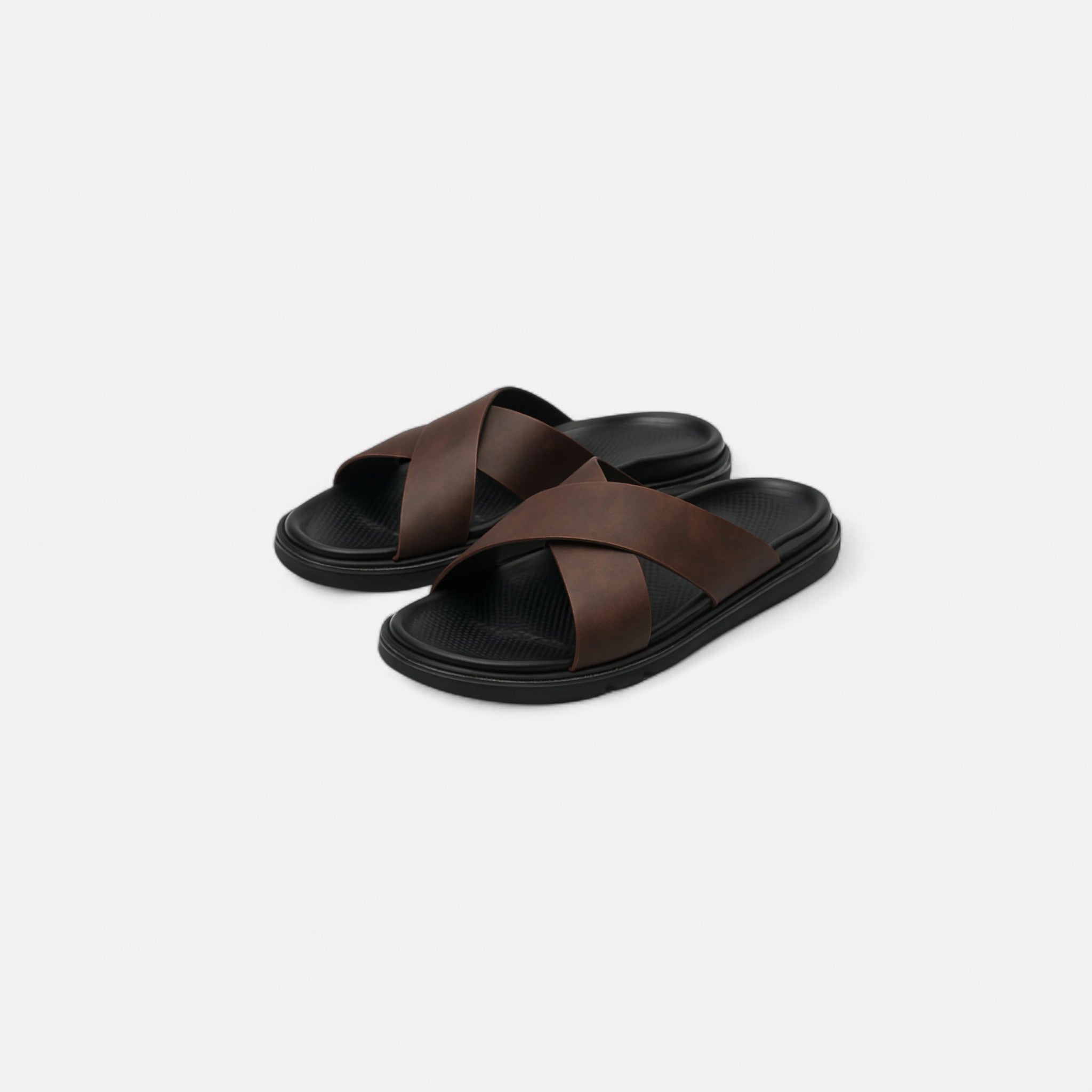 Cariova Mode | Men’s Cross-Strap Sandals – Riviera Comfort
