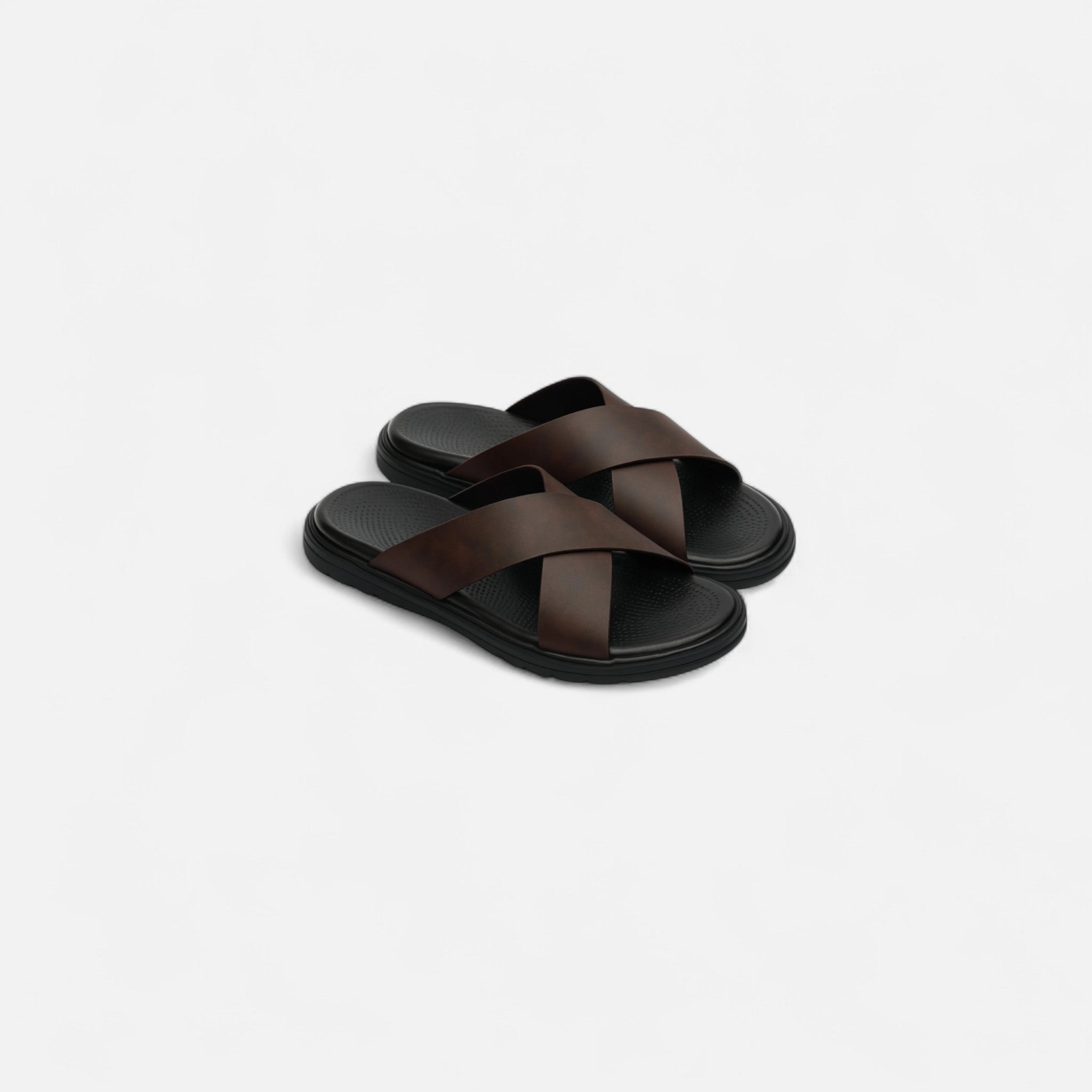 Cariova Mode | Men’s Cross-Strap Sandals – Riviera Comfort