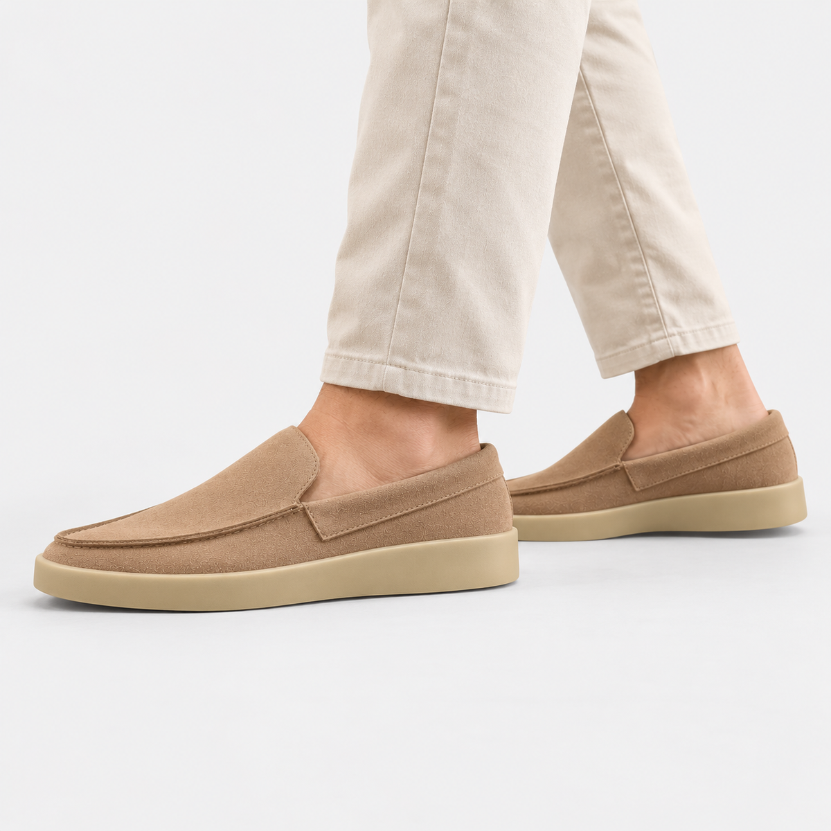 Cariova Mode I Men's Gommino Driving Shoes - Round Toe Rubber Sole