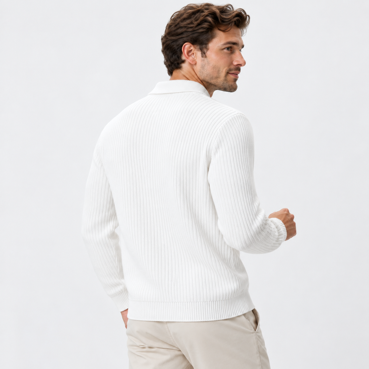 Cariova Mode I Men's Viscose Blend Pullover Sweater - Business Casual